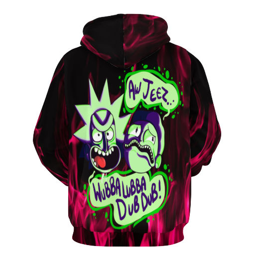 Rick and Morty Inspired 'Aw Jeez' Hoodie