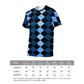 Blue Frenzy Short Sleeve Jersey T-shirt