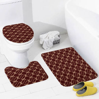 Brighter Days Bathroom Floor 3-Piece Rug Set