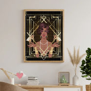 Woman of Glamour Square Diamond Painting Canvas