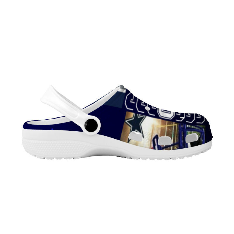 Cowboys Collage Inspired Crocs Shoes