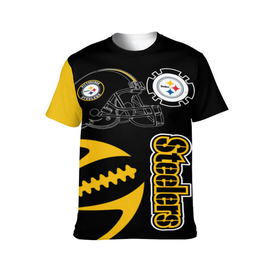 Steelers Inspired (black and yellow) Short-sleeve Shirt