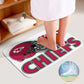 Chiefs Inspired Bathroom Floor 3-Piece Rug Set
