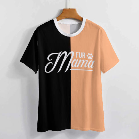 Fur Mama (Tan and Black) Women's T-Shirt