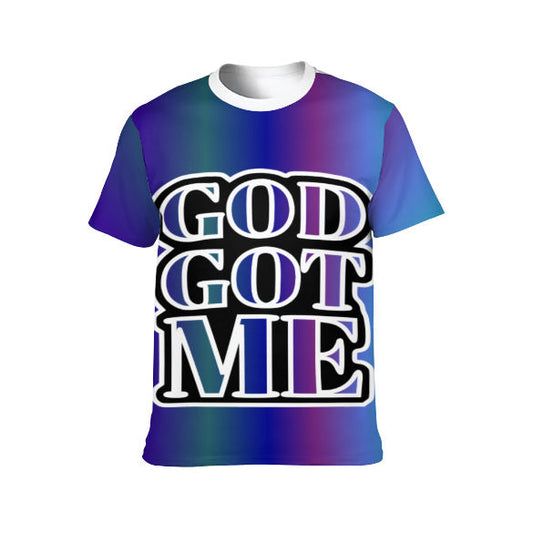God Got Me (Blue and Black) Unisex Short-sleeve Shirt