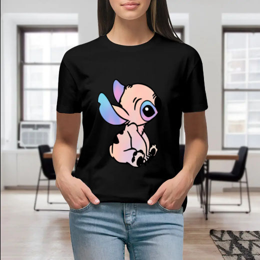 Pastel Stitch Inspired Women's Short Sleeve T-Shirt