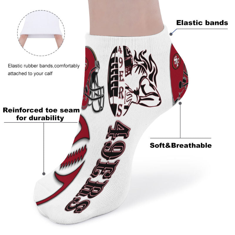 49ers Inspired Socks