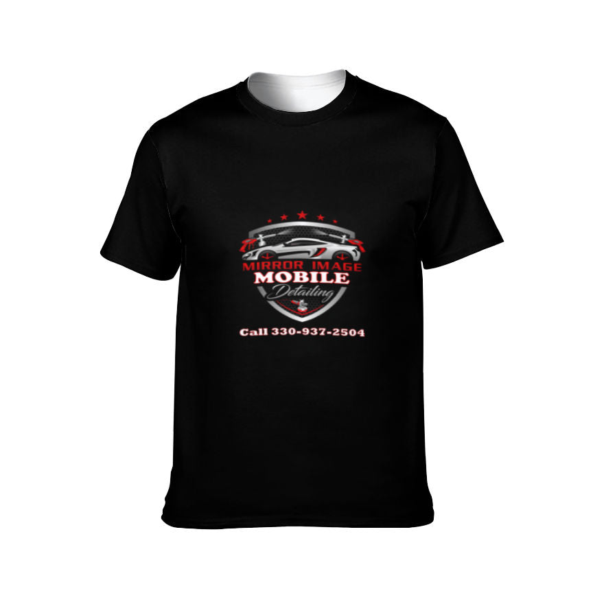 Mirror Image Mobile Detailing (logo in middle - white) T-shirt