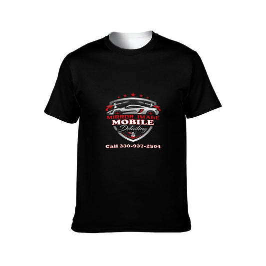 Mirror Image Mobile Detailing (logo in middle - white) T-shirt