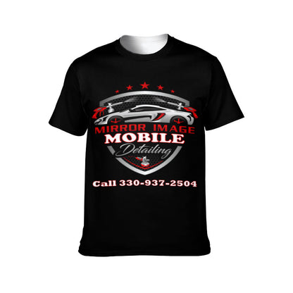 Mirror Image Mobile Detailing (big logo - black) T-shirt