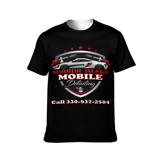 Mirror Image Mobile Detailing (big logo - black) T-shirt