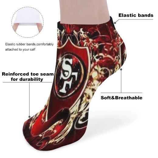 49ers Inspired Socks