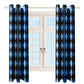 Blue Frenzy Two Pieces Curtains