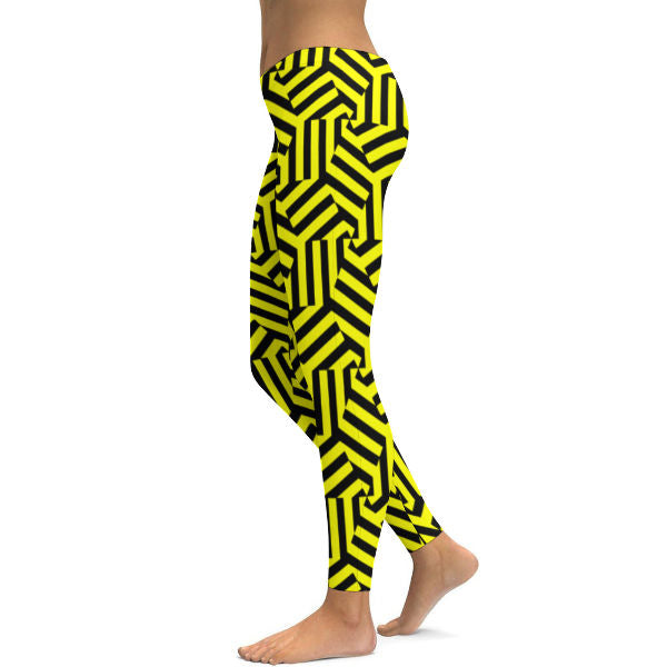 Razzle Yellow Yoga Pants