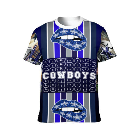 Cowboys Collage Inspired Unisex Short-sleeve Shirt