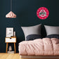 Ohio State Inspired Round Wall Clock