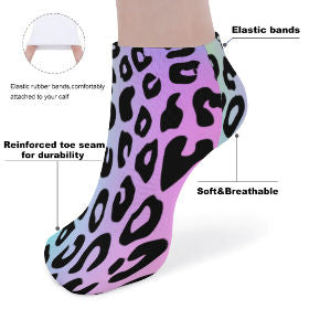 Pastel Leopard Socks