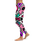 Pink and Purple Swizzle Yoga Pants