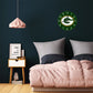 Packers Inspired Round Wall Clock