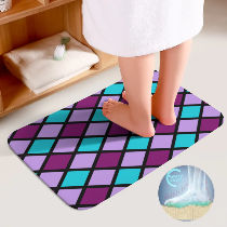 Calming Weather Bathroom Floor 3-Piece Rug Set