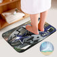 Cowboys Helmet Inspired Bathroom Floor 3-Piece Rug Set