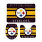 Steelers Inspired Bathroom Floor 3-Piece Rug Set