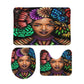 Elegance of Eden Bathroom Floor 3-Piece Rug Set