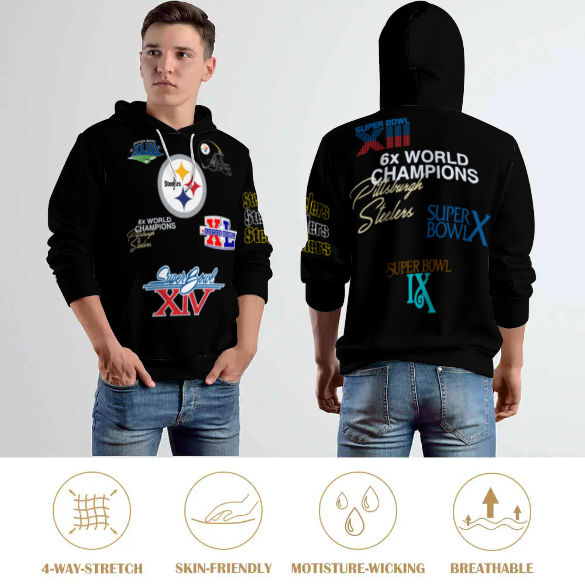 Steelers Champions Inspired Hoodie