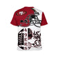 49ers Inspired Short-sleeve Shirt
