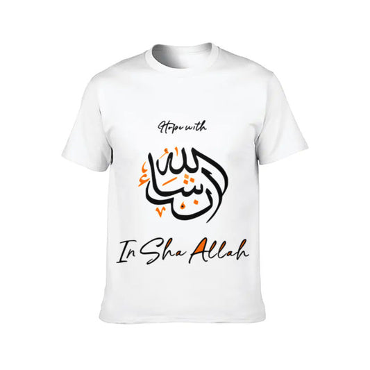 Hope With In Sha Allah Short Sleeve Jersey T-Shirt