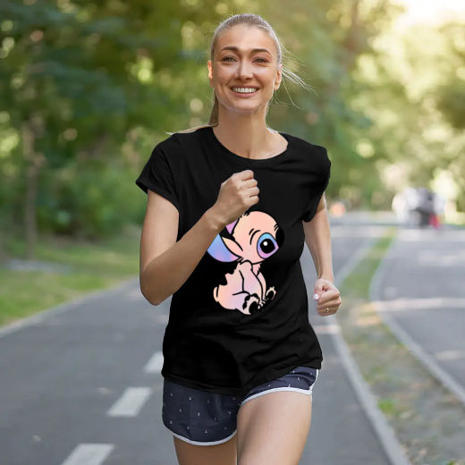 Pastel Stitch Inspired Women's Short Sleeve T-Shirt