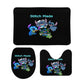 Stitch Inspired Bathroom Floor 3-Piece Rug Set