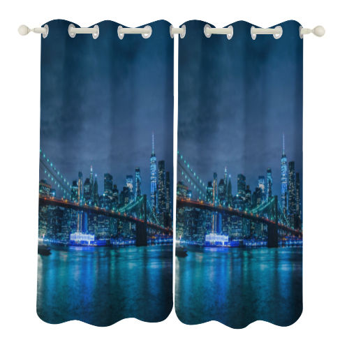 City of New York Two Pieces Curtains