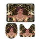 Woman of Glamour Bathroom Floor 3-Piece Rug Set
