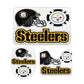 Steelers Inspired Bathroom Floor 3-Piece Rug Set