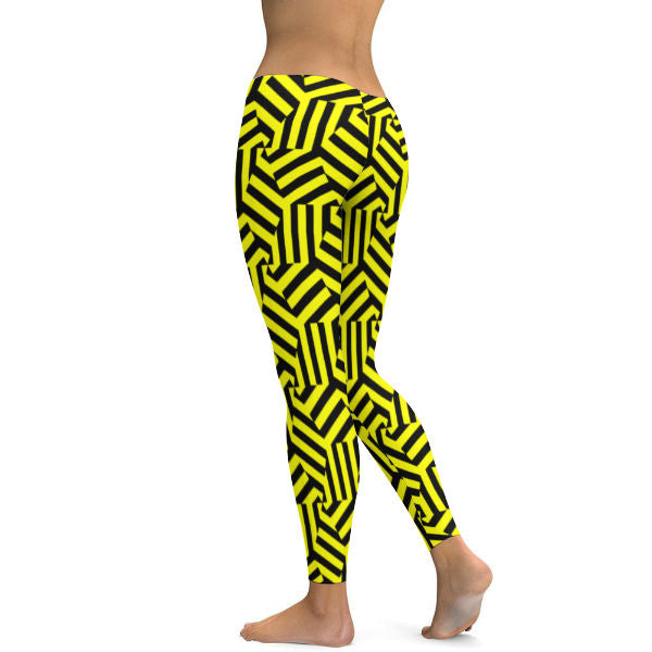Razzle Yellow Yoga Pants