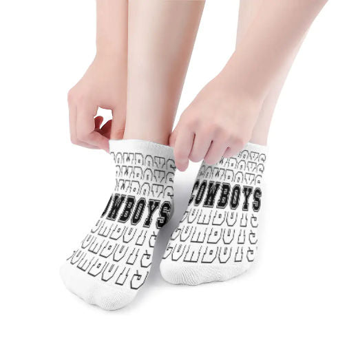 Cowboys Pattern Inspired Socks