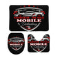 Mirror Image Mobile Detailing Bathroom Floor 3-Piece Rug Set