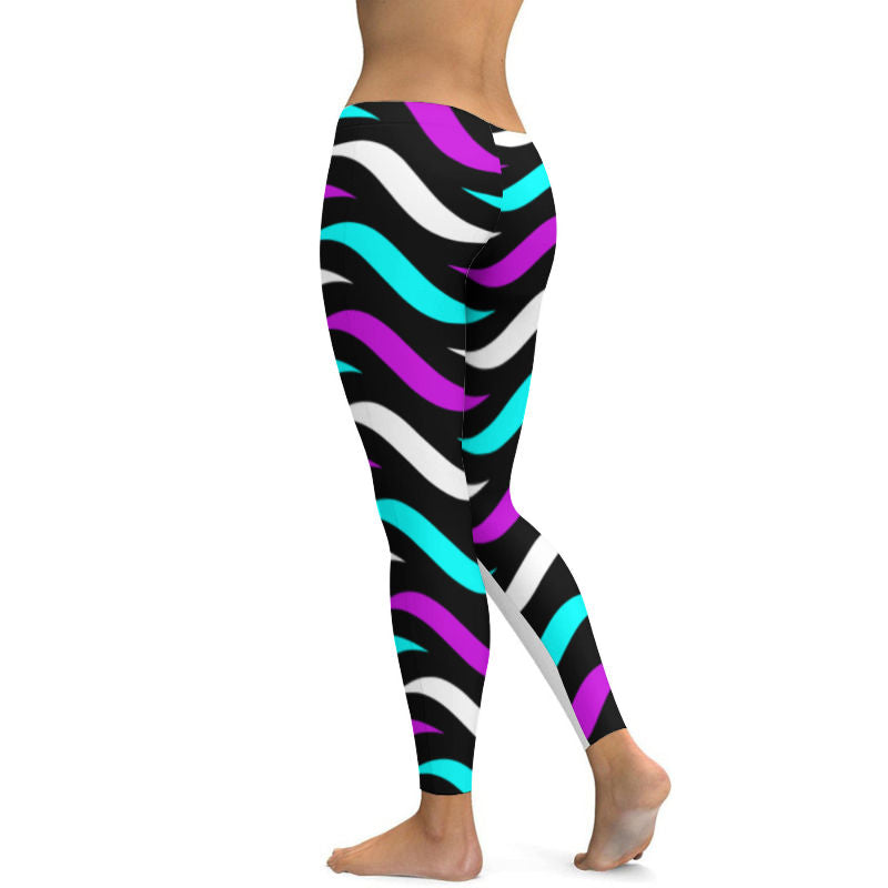 Vibrant Splash Yoga Pants
