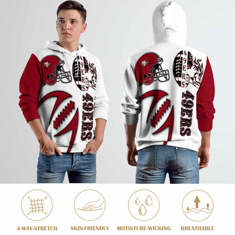 49ers Inspired Hoodie