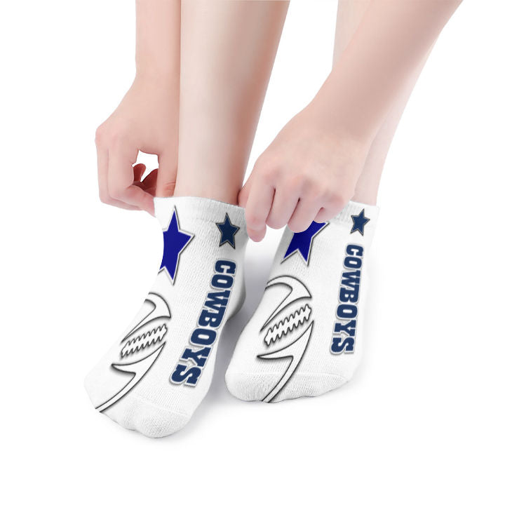 Cowboys Inspired (white) Socks