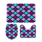 Calming Weather Bathroom Floor 3-Piece Rug Set