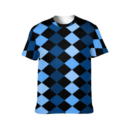 Blue Frenzy Short Sleeve Jersey T-shirt