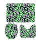 Apple Wave Bathroom Floor 3-Piece Rug Set