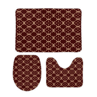 Brighter Days Bathroom Floor 3-Piece Rug Set