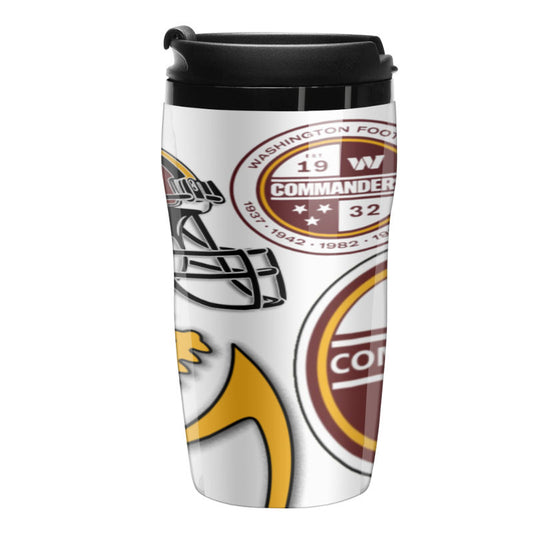 Commanders Inspired Travel Coffee Cup