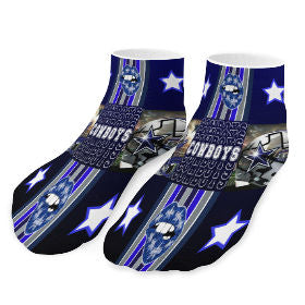 Cowboys Collage Inspired Socks