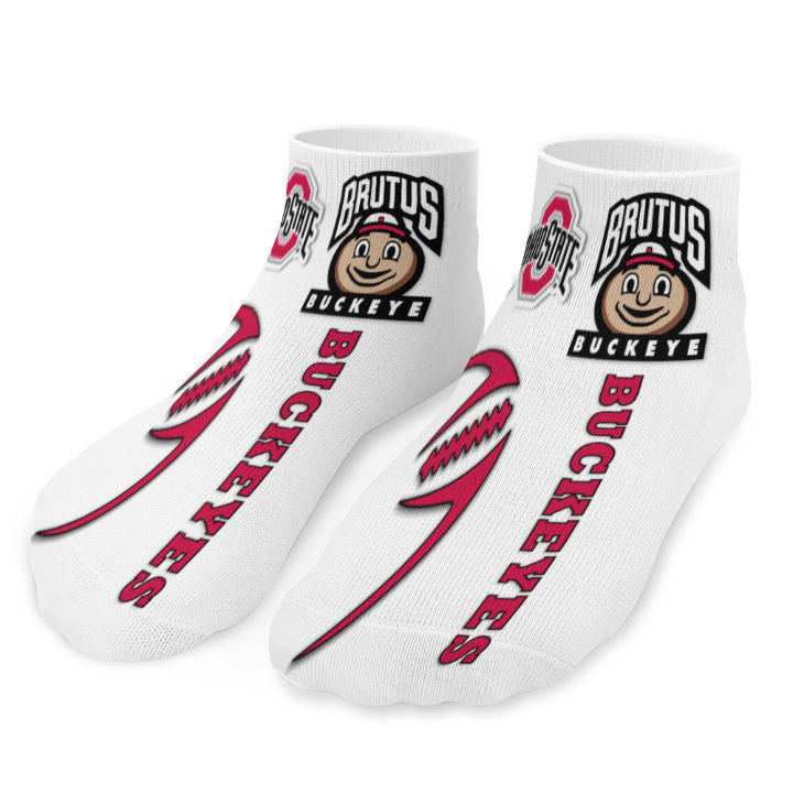 Ohio State Inspired Socks