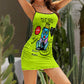 Trust Issues (Yellow) Women's Hip Dress