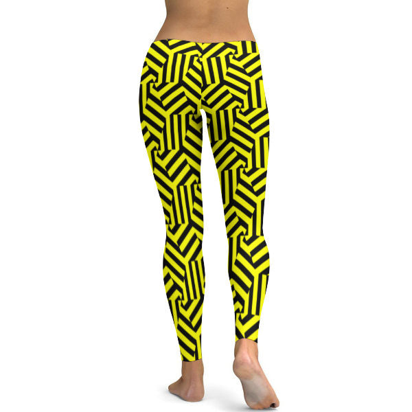 Razzle Yellow Yoga Pants